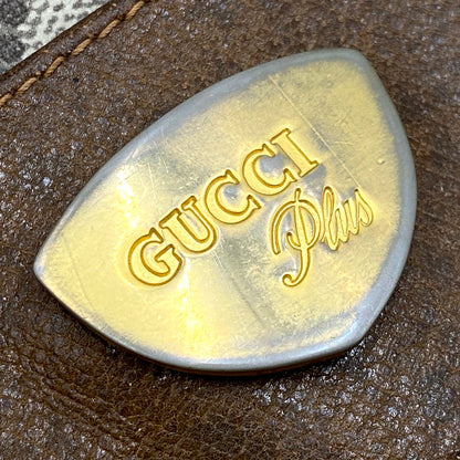 【中古品】【メンズ/レディース】  OLD GUCCI オールドグッチ GG PLUS GGプラス シェリーライン トートバッグ ハンドバッグ カバン 鞄 180-241124-as-23-izu カラー：ベージュ 万代Net店