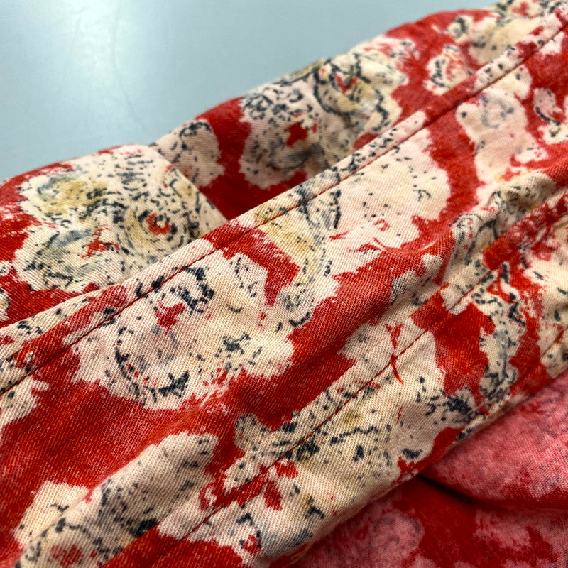 【中古品】【メンズ】 45rpm ４５アールピーエム LS FLOWER DESIGN SHIRT ロングスリーブ フラワーデザイン シャツ 長袖 トップス 140-241125-as-12-izu サイズ：4 カラー：レッド系 万代Net店