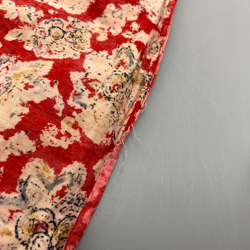 【中古品】【メンズ】 45rpm ４５アールピーエム LS FLOWER DESIGN SHIRT ロングスリーブ フラワーデザイン シャツ 長袖 トップス 140-241125-as-12-izu サイズ：4 カラー：レッド系 万代Net店