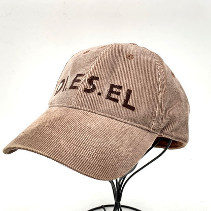 【中古品】【メンズ/レディース】 DIESEL ディーゼル CORDUROY CAP コーデュロイ キャップ 帽子 185-241127-as-32-izu サイズ：ONE SIZE カラー：ブラウン 万代Net店