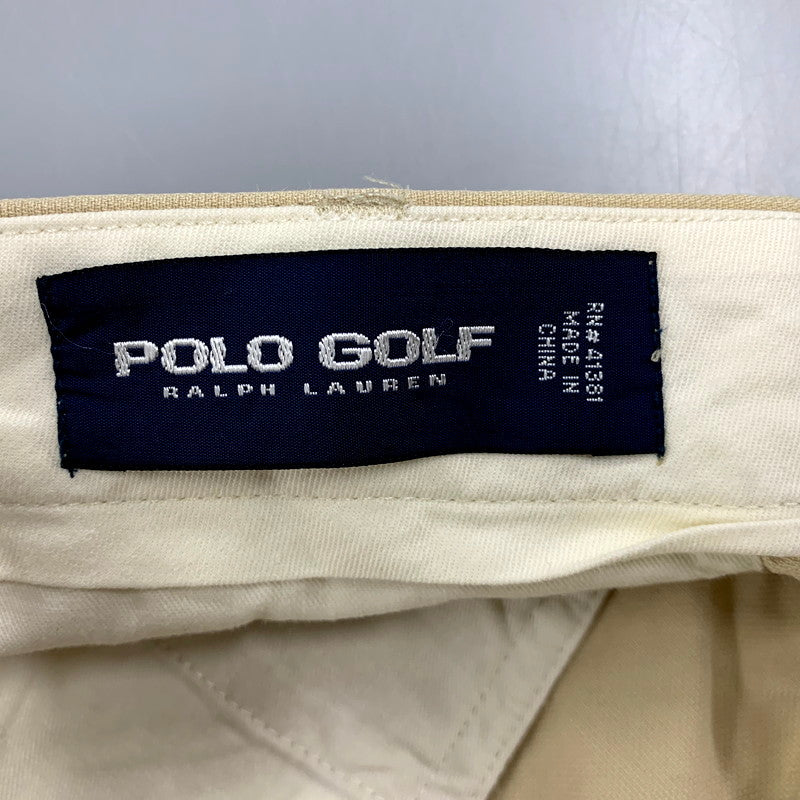 【中古品】【メンズ】  POLO GOLF RALPH LAUREN ポロゴルフ ラルフローレン 90S CHINO PANTS チノパンツ ボトムス 157-241128-as-15-izu サイズ：38×32 カラー：ベージュ 万代Net店