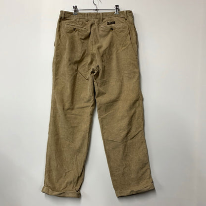 【中古品】【メンズ】  CHAPS RALPH LAUREN チャップス ラルフローレン 90S CORDUROY PANTS コーデュロイ パンツ ボトムス 157-241128-as-16-izu サイズ：36×32 カラー：ベージュ 万代Net店