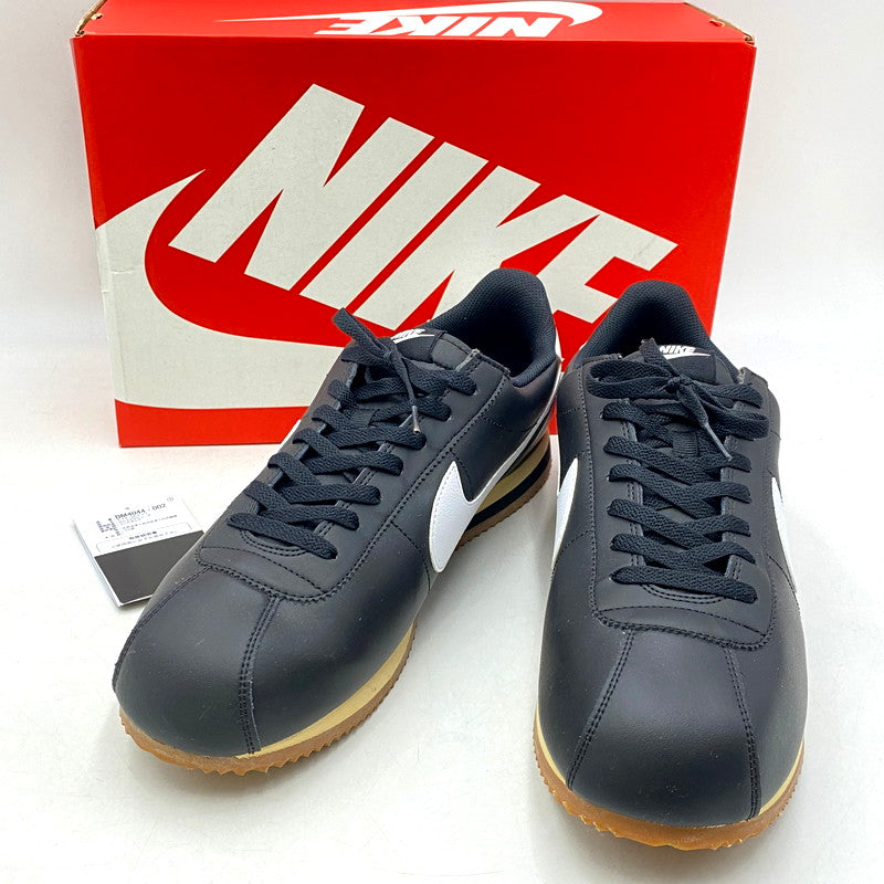 【中古美品】【メンズ】 NIKE ナイキ CORTEZ DM4044-002 コルテッツ スニーカー シューズ 靴 160-241129-as-15-izu サイズ：33cm カラー：BLACK/GUM MEDIUM BROWN/SESAME/WHITE 万代Net店