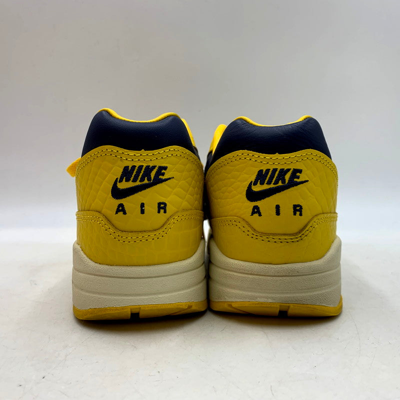 【中古品】【メンズ】 NIKE ナイキ FJ5479-410 WOMEN'S AIR MAX 1 PRM HEAD TO HEAD  ウィメンズ エアマックス  1プレミアム スニーカー シューズ 靴 160-241130-mm-15-izu サイズ：27.5cm カラー：イエロー/ネイビー 万代Net店