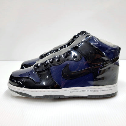 【中古美品】【メンズ/レディース】 NIKE ナイキ × FRAGMENT DESIGN フラグメント デザイン DUNK HI / F DJ0383-400 ダンク ハイ コラボ スニーカー シューズ 靴 160-241130-ay-02-izu サイズ：25.5cm カラー：MIDNIGHT NAVY/BLACK-WHITE 万代Net店