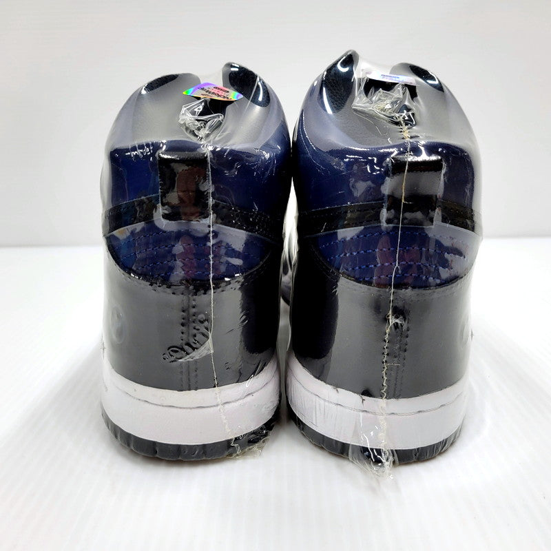 【中古美品】【メンズ/レディース】 NIKE ナイキ × FRAGMENT DESIGN フラグメント デザイン DUNK HI / F DJ0383-400 ダンク ハイ コラボ スニーカー シューズ 靴 160-241130-ay-02-izu サイズ：25.5cm カラー：MIDNIGHT NAVY/BLACK-WHITE 万代Net店