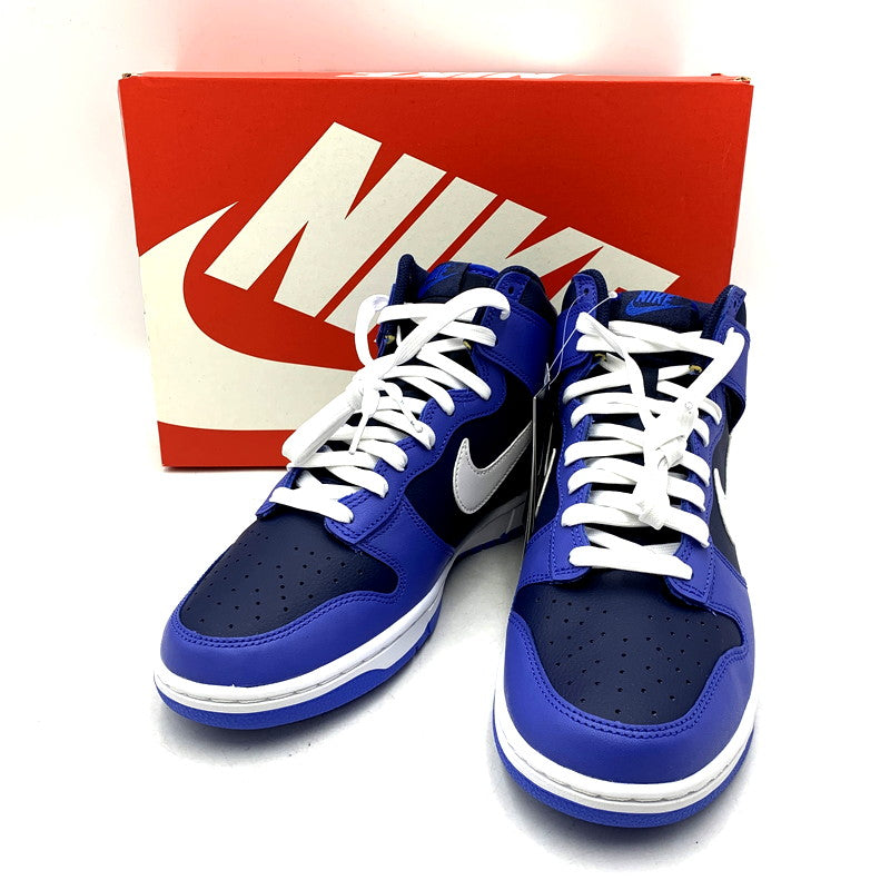 【中古美品】【メンズ】 NIKE ナイキ DJ6189-400 DUNK HIGH RETRO OBSIDIAN ダンク ハイ レトロ オブシディアン スニーカー シューズ 靴 160-241130-mm-12-izu サイズ：28.0cm カラー：ブルー 万代Net店