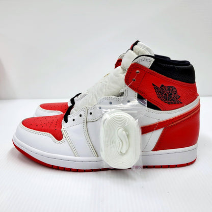 【中古品】【メンズ】 NIKE ナイキ AIR JORDAN 1 RETRO HIGH OG 555088-161 エアジョーダン 1 レトロ ハイ オリジナル スニーカー シューズ 靴 160-241130-ay-03-izu サイズ：28cm カラー：WHITE/UNIVERSITY RED-BLACK 万代Net店