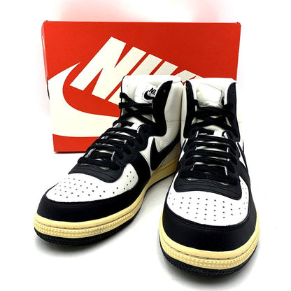 【中古美品】【メンズ】 NIKE ナイキ FD0394-030 TERMINATOR HIGH BLACK AND PHANTOM ターミネーター ハイ ブラック アンド ファントム スニーカー シューズ 靴 160-241130-mm-13-izu サイズ：28.0cm カラー：ブラック/ホワイト 万代Net店