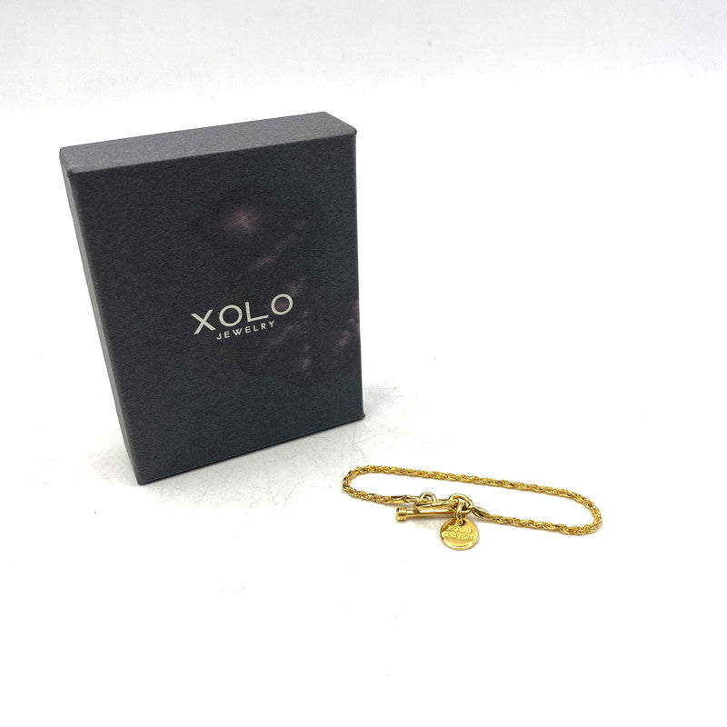 【中古品】【メンズ】  XOLO JEWERLY ショロ 925 GOLD BRACELET ゴールドブレスレット アクセサリー 小物 192-241130-ma-01-izu カラー：ゴールド 万代Net店