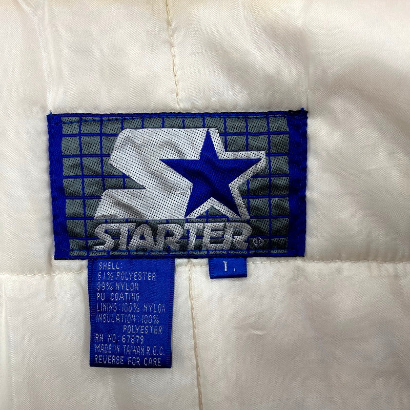 【中古品】【メンズ】  STARTER スターター 90S NFL SAN FRANCISCO 49ERS HOODED JACKET NFL サンフランシスコ・フォーティナイナーズ フーデッド ジャケット アウター 146-241202-as-26-izu サイズ：L カラー：レッド 万代Net店