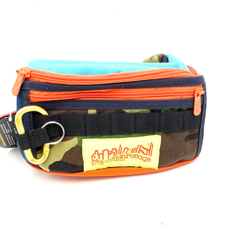 【中古美品】【メンズ/レディース】 Manhattan Portage マンハッタンポーテージ ALLEYCAT WAIST BAG CONEYISLAND アレイキャット ウエストバッグ コニーアイランド カバン 鞄 188-241203-as-21-izu カラー：マルチ 万代Net店