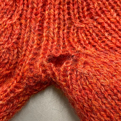 【現状渡し品】【メンズ】 MC GEORGE マックジョージ 80S WOOL KNIT SWEATER ウールニットセーター スコットランド製 長袖 トップス 146-241204-as-20-izu サイズ：46 カラー：オレンジ 万代Net店