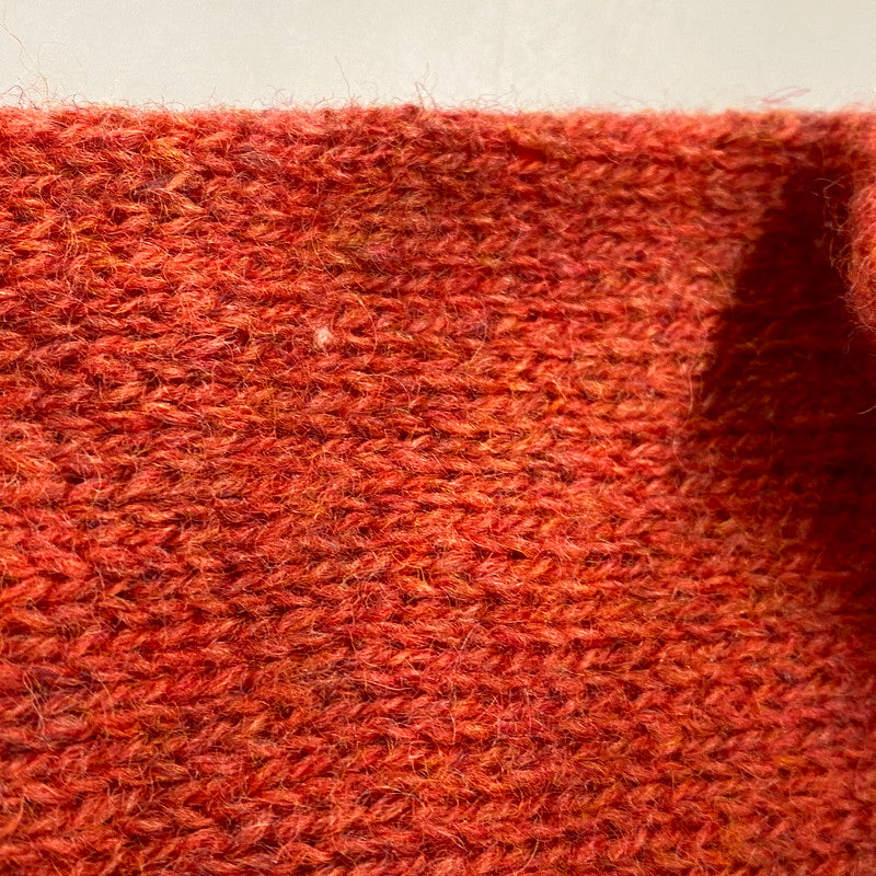 【現状渡し品】【メンズ】 MC GEORGE マックジョージ 80S WOOL KNIT SWEATER ウールニットセーター スコットランド製 長袖 トップス 146-241204-as-20-izu サイズ：46 カラー：オレンジ 万代Net店