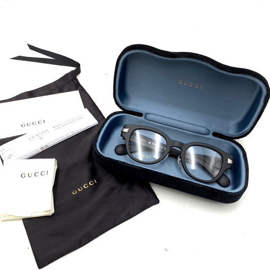 【中古品】【メンズ/レディース】 GUCCI グッチ METAL PLATE SUNGLASSES GG1741OJ メタルプレート サングラス 183-241204-as-11-izu サイズ：48□23-145 カラー：ブラック 万代Net店