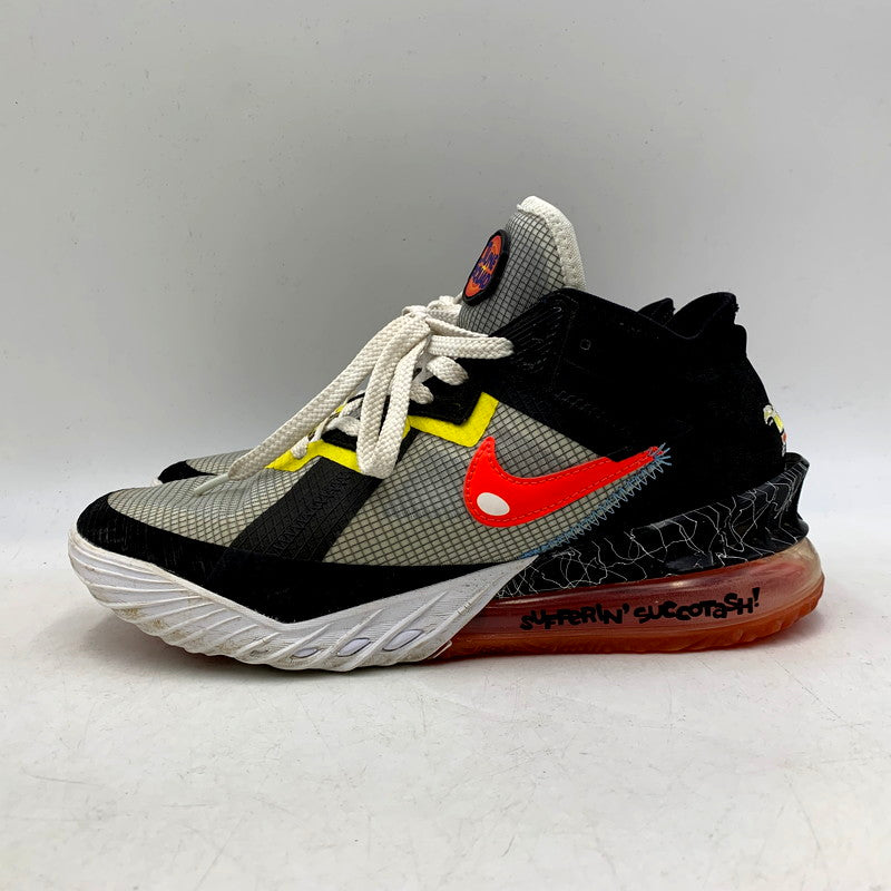 【中古品】【メンズ/レディース】 NIKE ナイキ × SPACE PLAYERS スペースプレイヤーズ LEBRON 18 LOW CV7562-103 レブロン 18 ロー スニーカー シューズ 靴 160-241206-as-01-izu サイズ：26cm カラー：WHITE/BRIGHT CRIMSON-BLACK 万代Net店