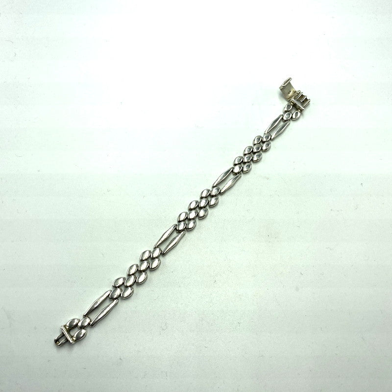 【中古品】【メンズ/レディース】 MEXICAN JEWELRY メキシカン ジュエリー SILVER 925 CHAIN BRACELET シルバー 925 チェーン ブレスレット アクセサリー 192-241206-as-25-izu カラー：シルバー 万代Net店