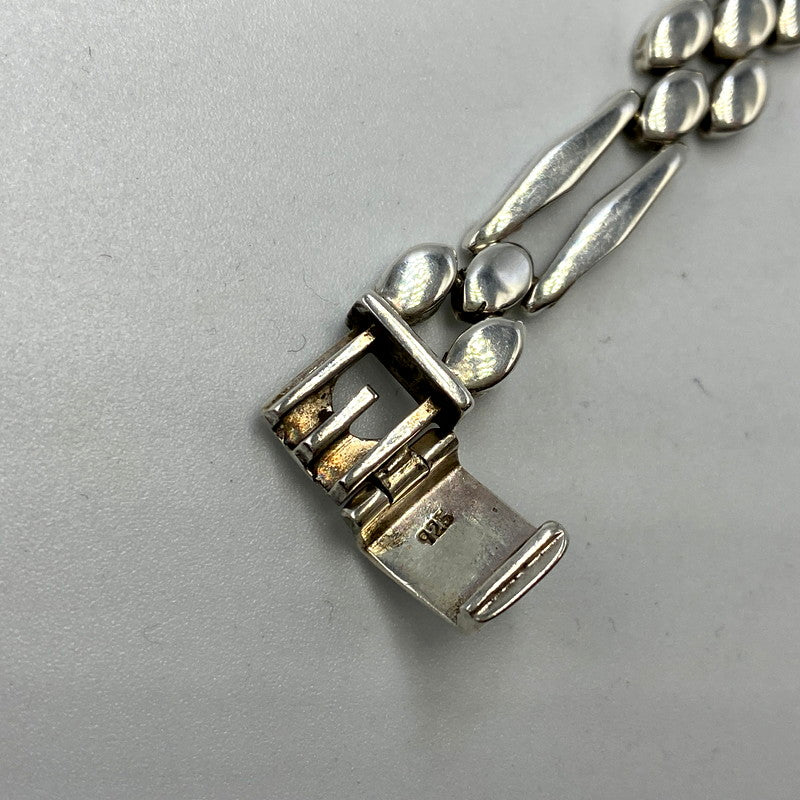 【中古品】【メンズ/レディース】 MEXICAN JEWELRY メキシカン ジュエリー SILVER 925 CHAIN BRACELET シルバー 925 チェーン ブレスレット アクセサリー 192-241206-as-25-izu カラー：シルバー 万代Net店