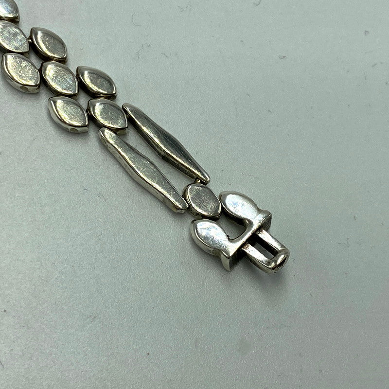 【中古品】【メンズ/レディース】 MEXICAN JEWELRY メキシカン ジュエリー SILVER 925 CHAIN BRACELET シルバー 925 チェーン ブレスレット アクセサリー 192-241206-as-25-izu カラー：シルバー 万代Net店