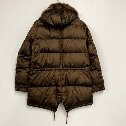 【中古品】【メンズ】 RALPH LAUREN ラルフローレン WMBLOTWS5E00004 HOODED DOWN JACKET フーデッドダウンジャケット アウター 長袖 147-241212-ma-02-izu サイズ：S カラー：茶 万代Net店