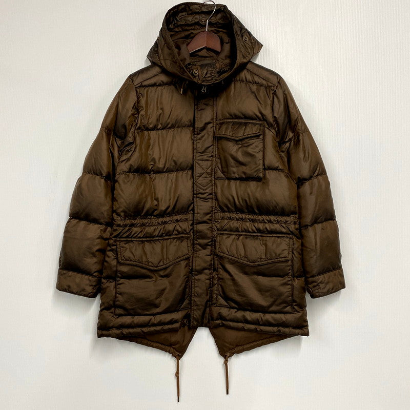 【中古品】【メンズ】 RALPH LAUREN ラルフローレン WMBLOTWS5E00004 HOODED DOWN JACKET フーデッドダウンジャケット アウター 長袖 147-241212-ma-02-izu サイズ：S カラー：茶 万代Net店