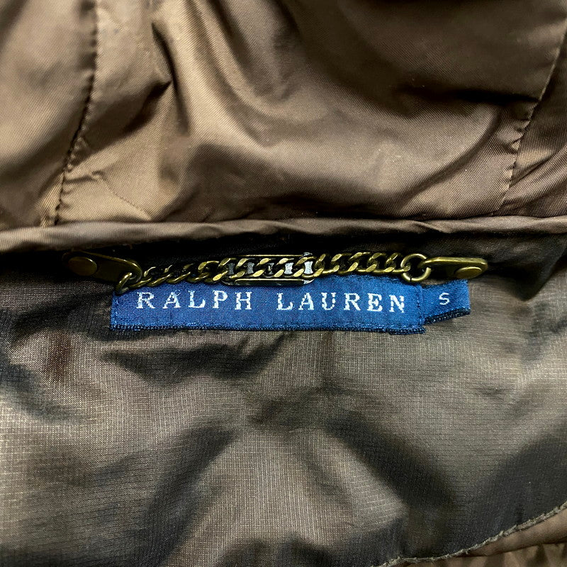 【中古品】【メンズ】 RALPH LAUREN ラルフローレン WMBLOTWS5E00004 HOODED DOWN JACKET フーデッドダウンジャケット アウター 長袖 147-241212-ma-02-izu サイズ：S カラー：茶 万代Net店