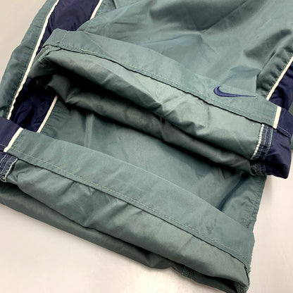 【中古品】【メンズ】 NIKE ナイキ 00S FLAP POCKET NYLON PANTS フラップポケット ナイロンパンツ ボトムス 157-241214-as-04-izu サイズ：L カラー：グリーン系 万代Net店