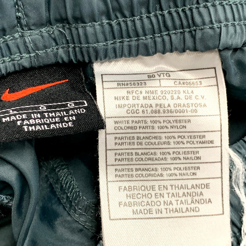 【中古品】【メンズ】 NIKE ナイキ 00S FLAP POCKET NYLON PANTS フラップポケット ナイロンパンツ ボトムス 157-241214-as-04-izu サイズ：L カラー：グリーン系 万代Net店