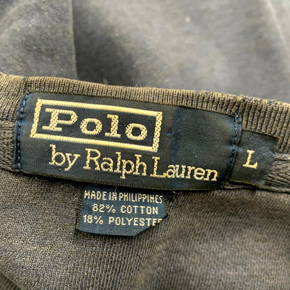 【現状渡し品】【メンズ】 Polo by Ralph Lauren ポロバイラルフローレン 90S CREWNECK SWEATSHIRT クルーネック スウェットシャツ トレーナー 長袖 トップス 146-241214-as-03-izu サイズ：L カラー：ネイビー 万代Net店