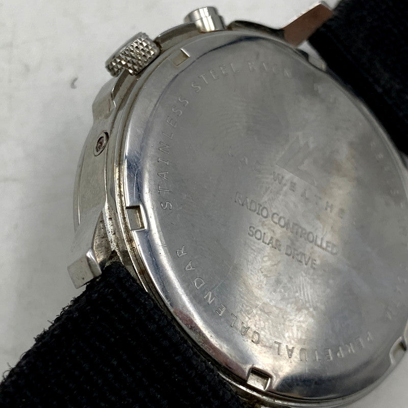 【中古品】【メンズ/レディース】 LAD WEATHER ラドウェザー SOLAR DRIVE ソーラー ドライブ 腕時計 198-241212-as-33-izu カラー：ブラック 万代Net店