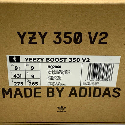 【中古美品】【メンズ】 adidas アディダス YEEZY BOOST 350 V2 HQ2060 イージーブースト 350 V2 スニーカー シューズ 靴 161-241209-as-15-izu サイズ：27.5cm カラー：SALT/CORE BLACK/SALT 万代Net店