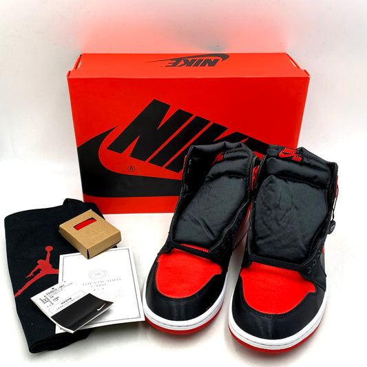 【中古美品】【メンズ】 NIKE ナイキ WMNS AIR JORDAN 1 RETRO HI OG FD4810-061 ウィメンズ エア ジョーダン 1 レトロ ハイ OG スニーカー シューズ 靴 160-241209-as-05-izu サイズ：28.5cm カラー：BLACK/UNIVERSITY RED-WHITE 万代Net店