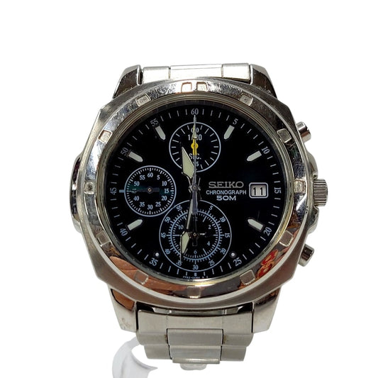 【現状渡し品】【メンズ/レディース】 SEIKO セイコー 7T92-0CA0 クォーツ 時計 腕時計 197-241213-ay-01-izu カラー：シルバー 万代Net店