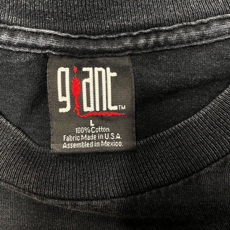 【現状渡し品】【メンズ】 METALLICA メタリカ GIANT c2001 00S PUSHEAD NO LEAF CLOVER TEE 00年代 プッシュド ノーリーフクローバーT トップス 半袖 146-241211-ma-08-izu サイズ：L カラー：黒 万代Net店