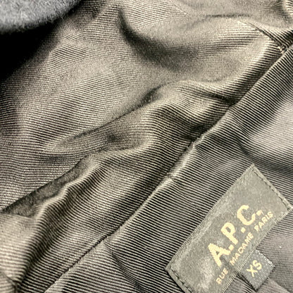 【中古品】【メンズ】 A.P.C. アーペーセー HOODED DUFFLE COAT フーデッド ダッフルコート アウター 141-241215-as-32-izu サイズ：XS カラー：ブラック 万代Net店