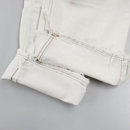 【現状渡し品】【メンズ】  LEVI'S SILVER TAB リーバイスシルバータブ 90S BAGGY DENIM PANTS 90年代 バギーデニムパンツ ズボン ボトムス 157-241216-ma-08-izu サイズ：W31 カラー：白 万代Net店