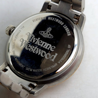 【中古品】【レディース】 Vivienne Westwood ヴィヴィアンウエストウッド BLOOMSBURY VV152SRSSL ブルームズベリー クロノグラフ 腕時計 198-250207-as-12-izu カラー：ゴールド×シルバー 万代Net店