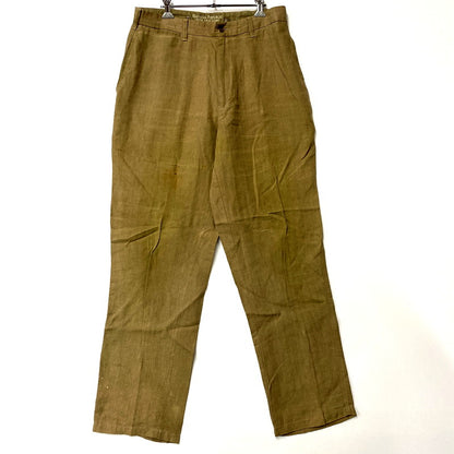 【現状渡し品】【メンズ】 Banana Republic バナナリパブリック 90S IRISH LINEN PANTS アイリッシュリネン パンツ ボトムス 157-241219-as-42-izu サイズ：32R カラー：カーキ系 万代Net店