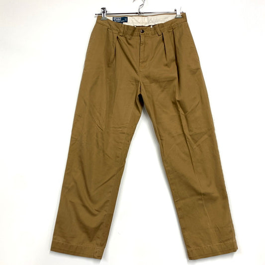 【中古品】【メンズ】 POLO RALPH LAUREN ポロ・ラルフローレン ETHAN PANTS イーサンパンツ ズボン ボトムス 157-241216-ma-22-izu サイズ：32×30 カラー：茶系 万代Net店