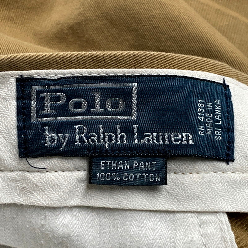 【中古品】【メンズ】 POLO RALPH LAUREN ポロ・ラルフローレン ETHAN PANTS イーサンパンツ ズボン ボトムス 157-241216-ma-22-izu サイズ：32×30 カラー：茶系 万代Net店