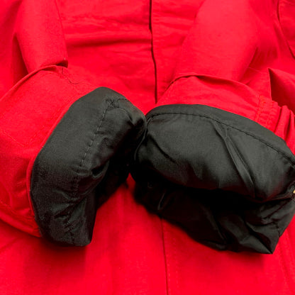 【中古美品】【メンズ】 GEAR FOR SPORTS ギアフォースポーツ 90S NYLON FLEECE JACKET ナイロンフリースジャケット アウター 146-241217-as-18-izu サイズ：L カラー：レッド 万代Net店