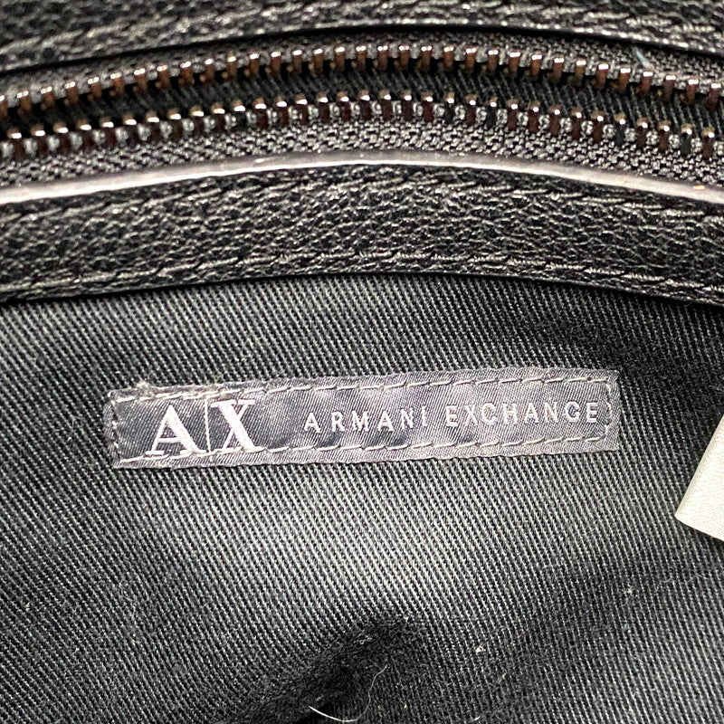 【中古品】【メンズ/レディース】 ARMANI EXCHANGE アルマーニエクスチェンジ SHOULDER BAG ショルダーバッグ カバン 鞄 188-241219-as-03-izu カラー：ブラック 万代Net店