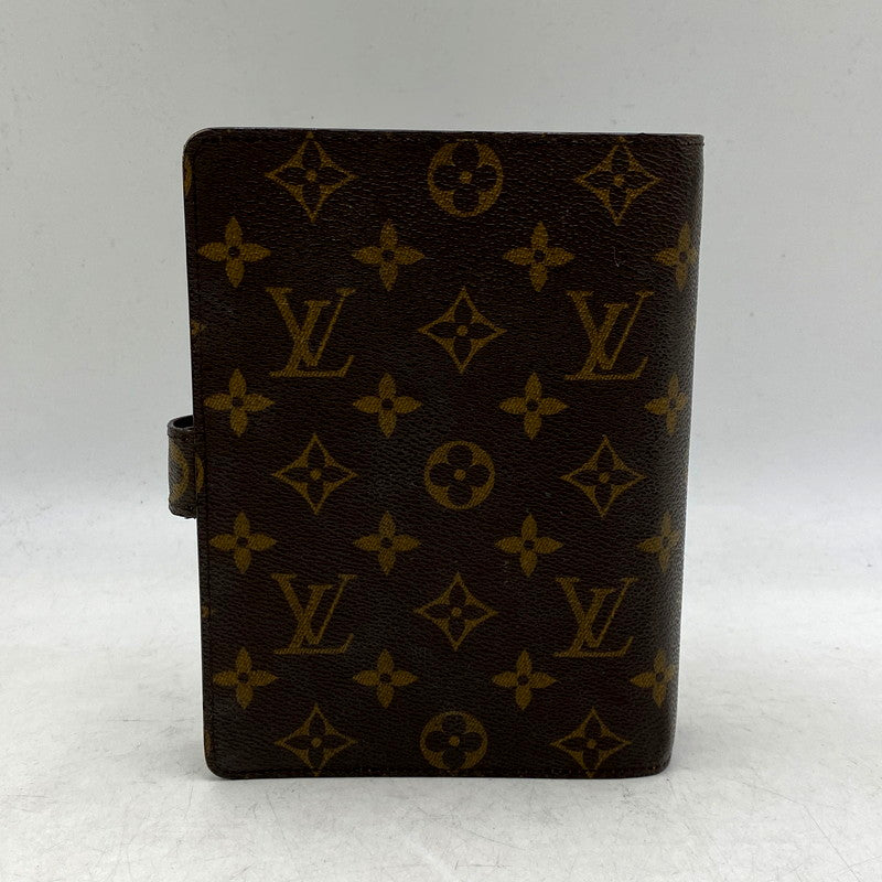 【中古品】【メンズ/レディース】 LOUIS VUITTON ルイ・ヴィトン R20004 SP0061 アジェンダMM モノグラム 手帳カバー 179-241215-as-19-izu カラー：ブラウン 万代Net店