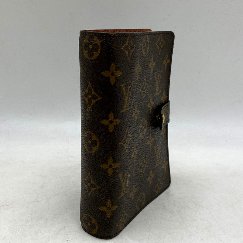 【中古品】【メンズ/レディース】 LOUIS VUITTON ルイ・ヴィトン R20004 SP0061 アジェンダMM モノグラム 手帳カバー 179-241215-as-19-izu カラー：ブラウン 万代Net店