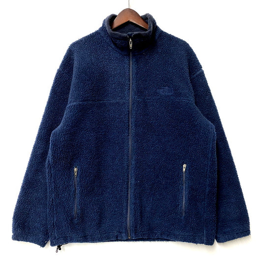 【中古品】【メンズ】 THE NORTH FACE ザ・ノースフェイス FLEECE JACKET NA46005 フリースジャケット アウター 144-241219-as-30-izu サイズ：LL カラー：ネイビー 万代Net店