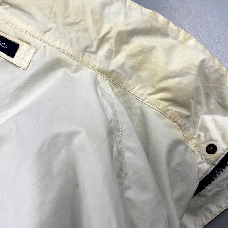 【現状渡し品】【メンズ】 NAUTICA ノーティカ 90-00S REVERSIBLE SAILING JACKET リバーシブル セーリングジャケット アウター 146-241219-as-38-izu サイズ：L カラー：ブルー系×ホワイト 万代Net店