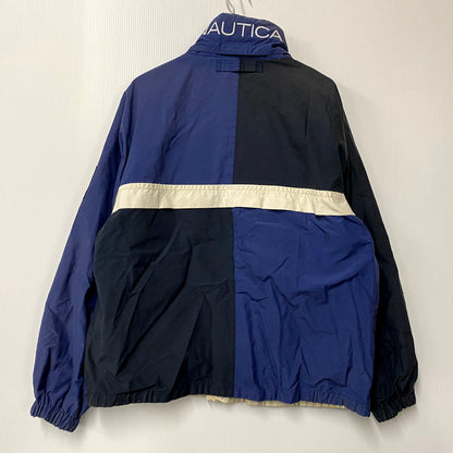 【現状渡し品】【メンズ】 NAUTICA ノーティカ 90-00S REVERSIBLE SAILING JACKET リバーシブル セーリングジャケット アウター 146-241219-as-38-izu サイズ：L カラー：ブルー系×ホワイト 万代Net店