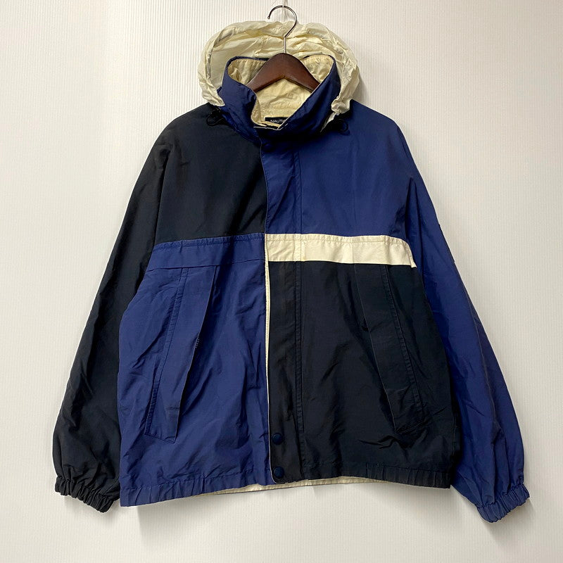 【現状渡し品】【メンズ】 NAUTICA ノーティカ 90-00S REVERSIBLE SAILING JACKET リバーシブル セーリングジャケット アウター 146-241219-as-38-izu サイズ：L カラー：ブルー系×ホワイト 万代Net店