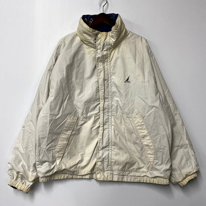 【現状渡し品】【メンズ】 NAUTICA ノーティカ 90-00S REVERSIBLE SAILING JACKET リバーシブル セーリングジャケット アウター 146-241219-as-38-izu サイズ：L カラー：ブルー系×ホワイト 万代Net店