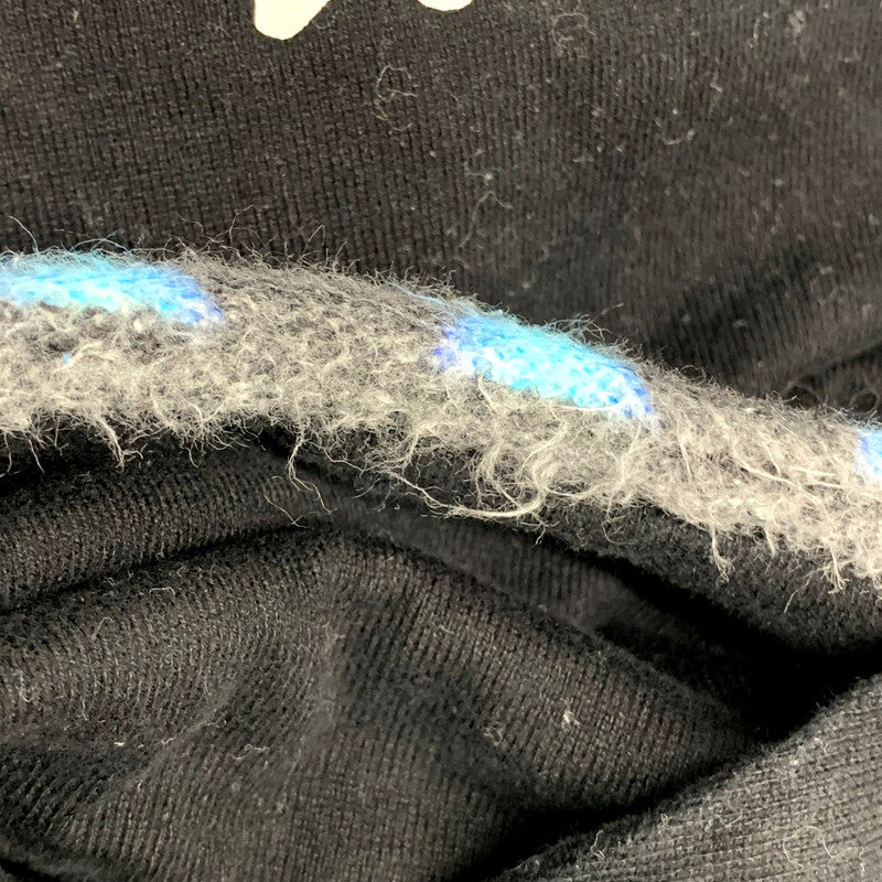 【現状渡し品】【メンズ】 GLANCE TOKYO PARODY HOODED SWEATSHIRT グランス トーキョー パーカー スウェット プリント トップス 142-241222-ay-18-izu サイズ：L カラー：ブラック 万代Net店